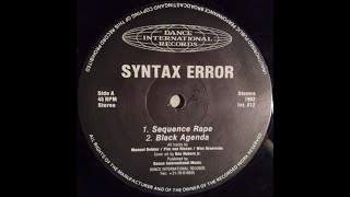 Syntax Error – Black Agenda (1992)