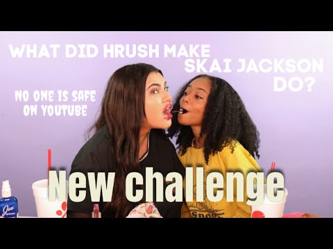 Blindfold Makeup Challenge with Skai Jackson | Hrush Makeup Tutorial