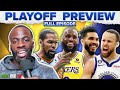 Draymond green previews nba playoffs warriorslakers playin hopes kevin durant xfactor for suns