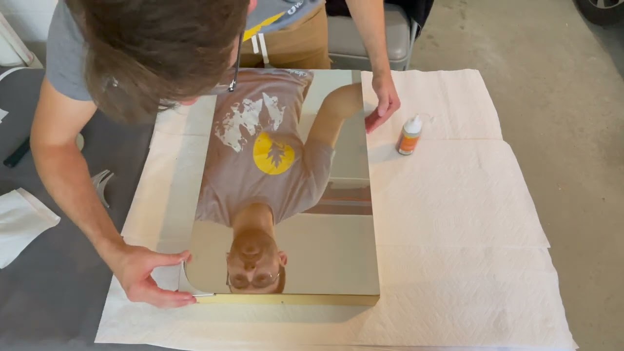 Impiam Glue Mirror to Frame YouTube