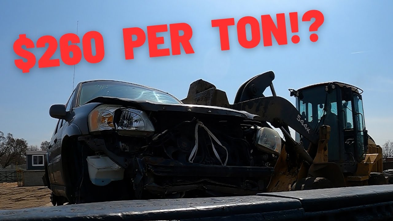 Crazy High Scrap Prices - Making $850 For Hauling In Only 2 Cars!