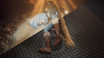 Long Hair Simulation -- CFX project --