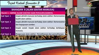 SLOT 5: SUKATAN PELAJARAN GEOGRAFI SEMESTER 3 , FORMAT PEPERIKSAAN DAN CONTOH SOALAN .
