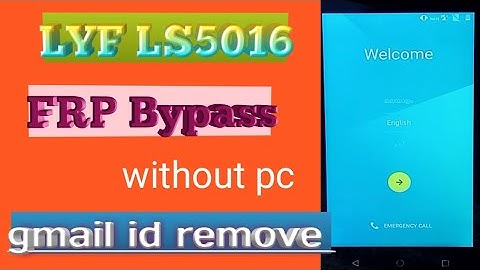 LYF LS5016 frp Bypass || lyf jio ls 5016 frp Bypass without pc 🔥🔥 || LS5016 gmail account remove ||