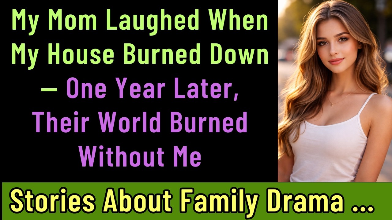 My mother laughed the night my house burned down. Not a nervous laugh. A satisfied smile, like she’d been waiting for this. I stood barefoot on the curb in a smoke-stained shirt, watching flames...