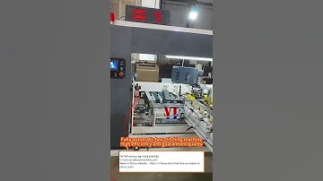 Fully automatic box stitching machine. High efficiency and guaranteed quality. #machine
