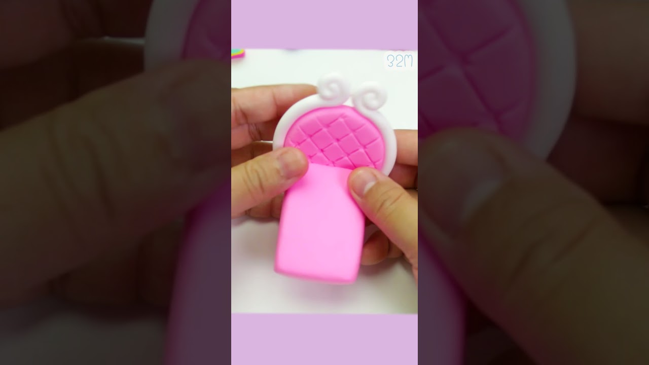 DIY Miniature House with polymer clay ❤️ How to Build Amazing bedroom | bed | polymer clay tutorial