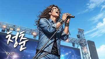 「청춘」 불타는 자유와 젊음의 외침 / 유일무이 락발라드 Created with AI