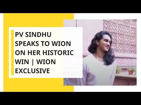 PV Sindhu speaks to WION on her historic win | WION Exclusive