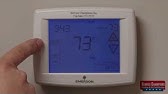 How To Reprogram My Thermostat Emerson Series 80 Youtube