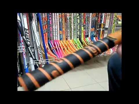 Обмотка для флорбольнолй клюшки - YouTube