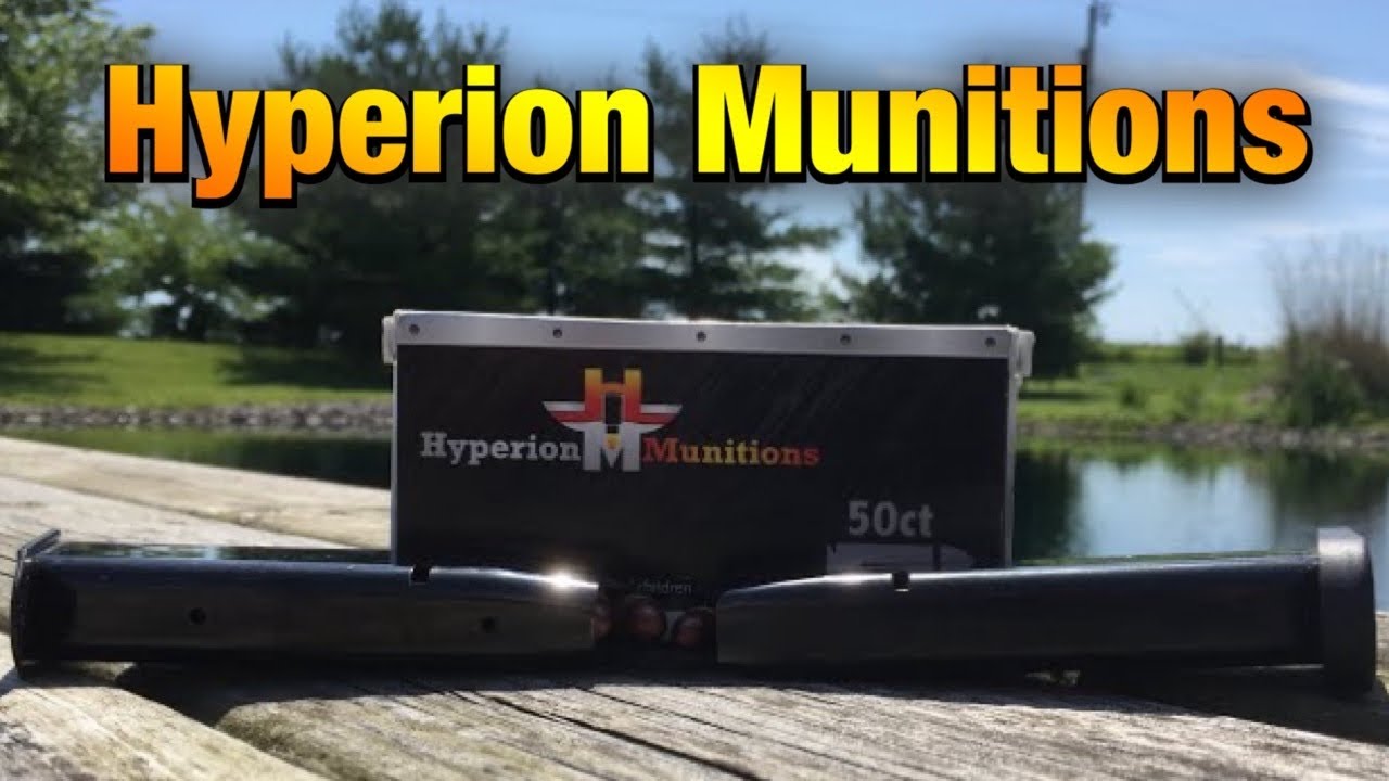 Hyperion Munitions 9mm 115gr tpj - YouTube