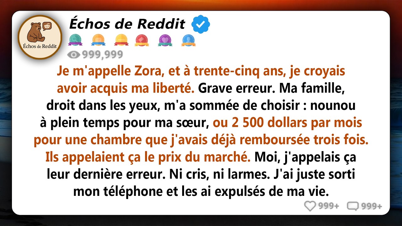 Ma famille a dit : « Garde tes nièces ou commence à payer le loyer complet ! Tu as une réduction...