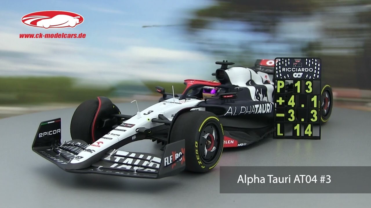 Minichamps 1:18 Daniel Ricciardo Alpha Tauri AT04 #3 ハンガリー語