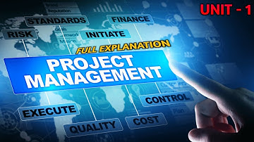 Project Management And Entrepreneurship b.tech aktu FULL EXPLANATION [✓UNIT-1] #Projectmanagement