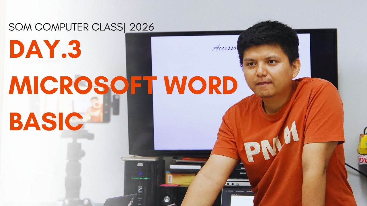 DAY 3. MICROSOFT WORD BASIC| SOM COMPUTER CLASS| 2026 - YouTube