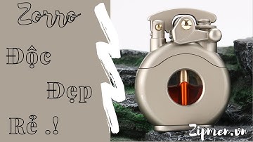 [Hết Hàng] Bật lửa độc đẹp giá rẻ | Hộp quẹt Zorro 686