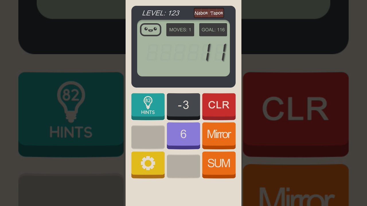123 уровень - Калькулятор: Игра прохождение