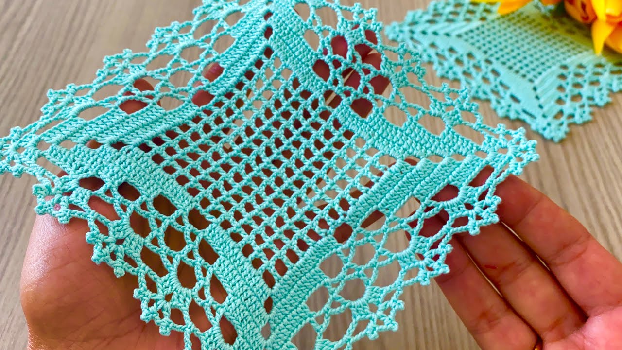 This Pattern is a Work of Art❗️Crochet Unique Square Motif Model