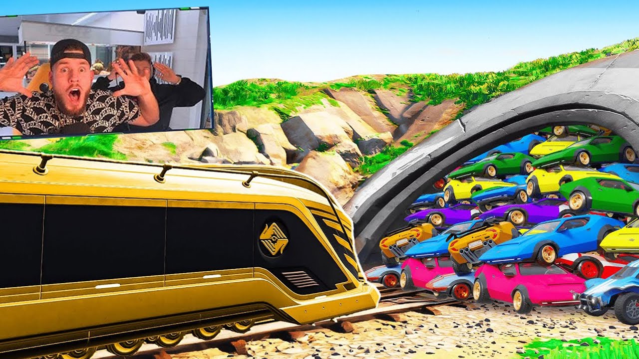 wer ÜBERLEBT LÄNGER auf dem ZUG in Fortnite!