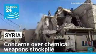 Syria: Concerns over chemical weapons stockpile • FRANCE 24 English