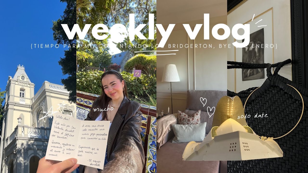 viva benedict bridgerton, bye bye enero, tiempo a solas | weekly vlog🥨🧣🦌☕️