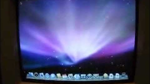 PowerMac 8500 booting Mac OS X Leopard