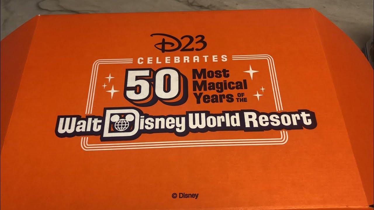 D23 Gold Membership gift unboxing. YouTube
