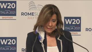 La Presidente del Senato Maria Elisabetta Alberti Casellati al W20 Rome Summit ITA