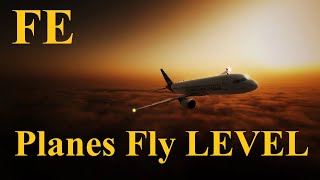 Planes Fly Level on flight tracking software ✅