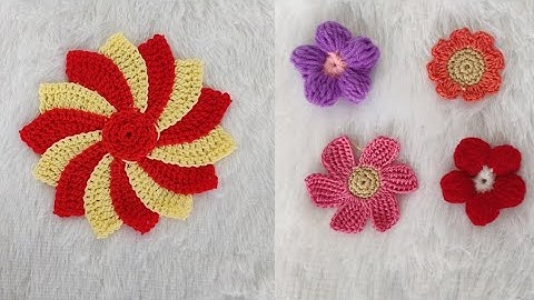 Macrame flower making tutorial 🌼