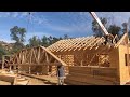 Poway Custom Home &amp; ADU | Framing Day 3 - Trusses