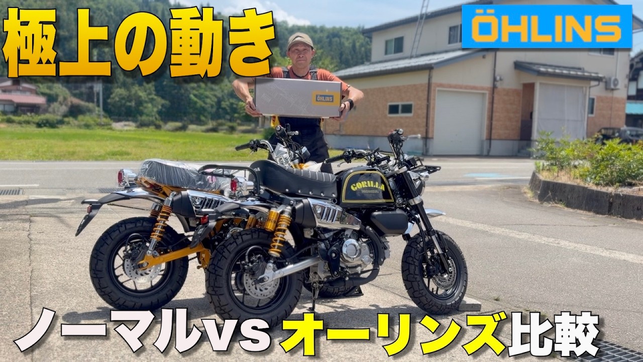 OHLINS オーリンズ　モンキー125 Gorilla-Style Monkey 125 x OHLINS: Experience the Ultimate Ride