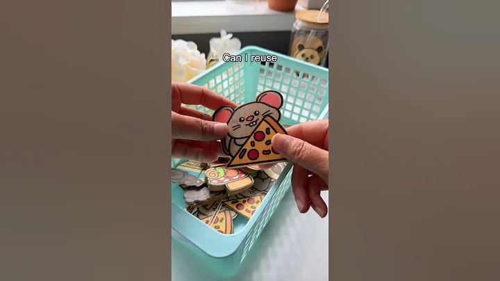 Can I reuse bamboo stickers? #bamboo #ecofriendlystickers #cutestickers #cutestickershop #smallbiz