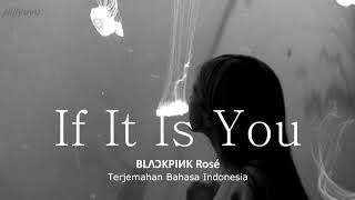 BLACKPINK ROSÉ - IF IT IS YOU (COVER) Lirik Terjemahan Bahasa Indonesia