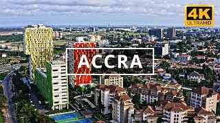 Accra, Ghana 🇬🇭 | 4K Drone Footage