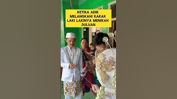 momen sedih ketika adik melangkahi kakak nya menikah duluan ‼️#sedih #nangis #nikah #sekecewaitu