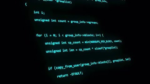 C++ Programming Code Stock Motion Graphics