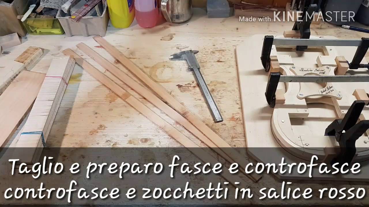 Costruzione violino,fasce e controfasce violino,liutaio Gabrieli Rubino violin maker