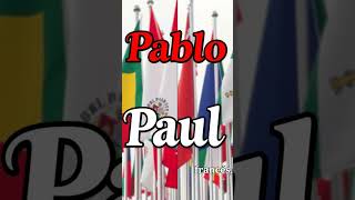 What is the origin and meaning of the name Pablo? #pablo #history #didyouknow #origin #names
