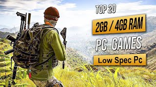 Top 20 Best Low Spec Pc Games For (2GB RAM / 4GB RAM / 1GB VRAM) 2023
