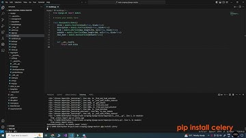 ModuleNotFounEerror:No module named celery -Django Python