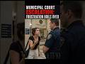 MUNICIPAL COURT ESCALATION: FRUSTRATION BOILS OVER