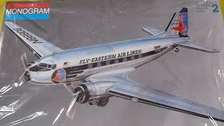 1/48 Monogram classic Douglas DC-3 Fly Eastern Air Lines Model kit