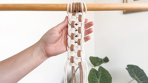 Square Knot Variation | DIY Tutorial
