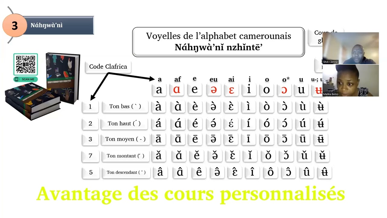 Cours Nufi: One on one - Elle maitrise l'Alphabet General des Langues Camerounaises en moins de 2h !