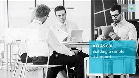 Building a simple list report