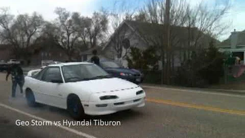 Geo Storm vs Hyundai Tiburon