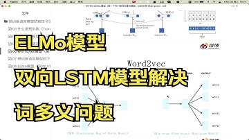 08 ELMo模型（双向LSTM模型解决词向量多义问题）