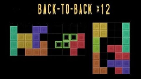 if the back-to-back chain breaks, the game ends (tetrio)